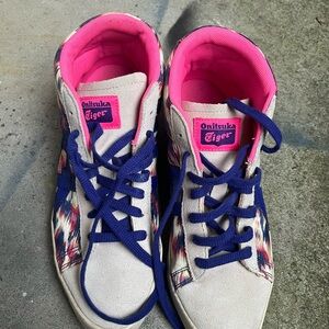 Onitsuka Tiger by Asics Women's Pink and Blue Sneakers